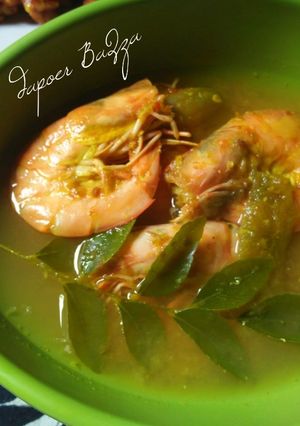 Foto resep Udang Asam Ke'eung (Udang Asam Pedas)