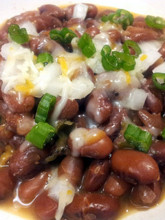 A picture of Texas pintos.