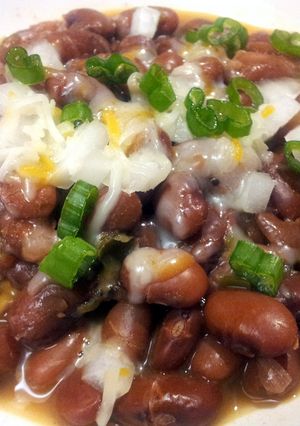 A picture of Texas pintos.