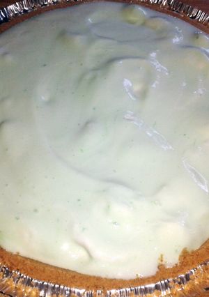 A picture of weight watchers key lime pie.