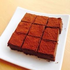 A picture of Square Truffles Made with Ice Cream.