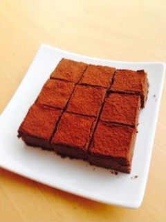 A picture of Square Truffles Made with Ice Cream.