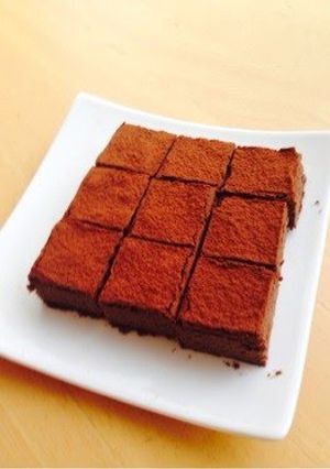 A picture of Square Truffles Made with Ice Cream.