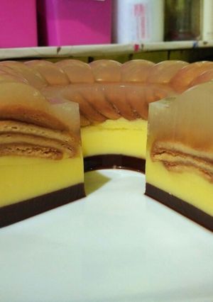 Foto resep Puding Regal 3 Lapis