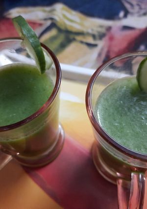 A picture of Detox cucumber juice.