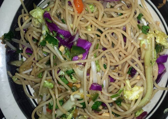 Step-by-Step Guide to Prepare Homemade Asian Noodle Salad