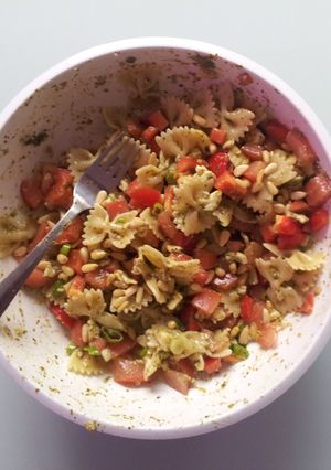 A picture of Easy pasta salad.