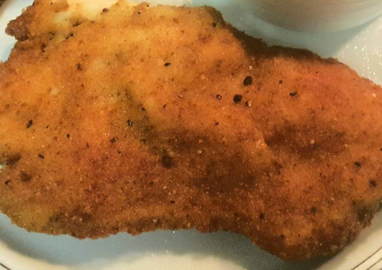 Recipe of Super Quick Homemade Chicken Schnitzel