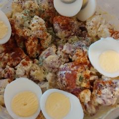 Easy potato salad A picture of Easy potato salad.