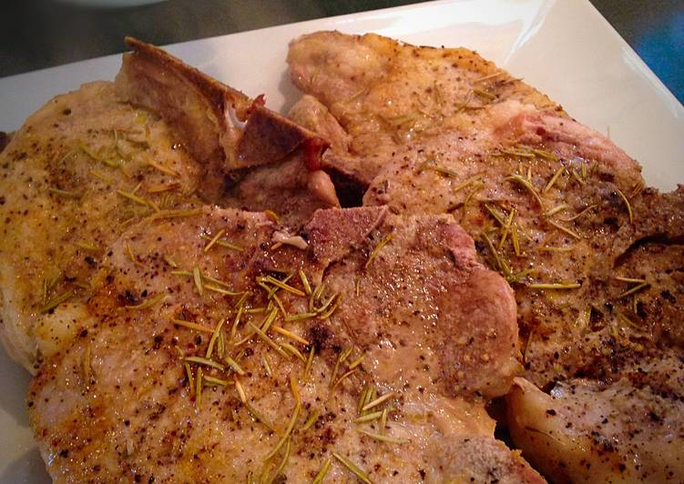 Simple Baked Center Cut Pork Chops