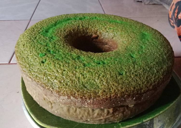 Recipe: Appetizing Bolu pandan simple
