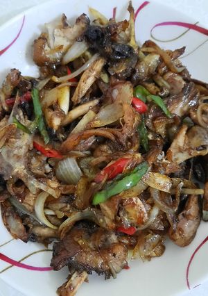 Foto resep Ayam suwir saos teriyaki
