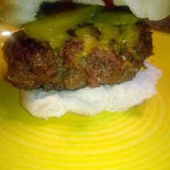 A picture of Applewood cheese burger.