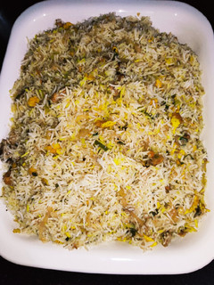 A picture of Chicken Egg Fried Rice 🍚.
