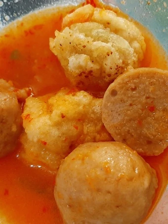 Langkah Mudah untuk Membikin Resep Cireng kuah baso pedas yang  Bikin Ketagihan Anti Ribet, Lezat Sekali