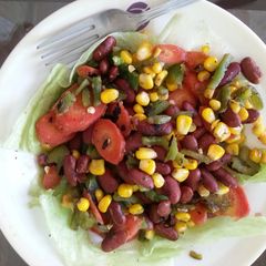 A picture of Red bean Veggie Salad.