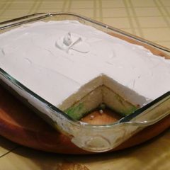 A picture of Jello poke cake.