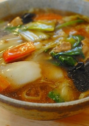 A picture of 5-Ingredient Chop Suey Ramen.