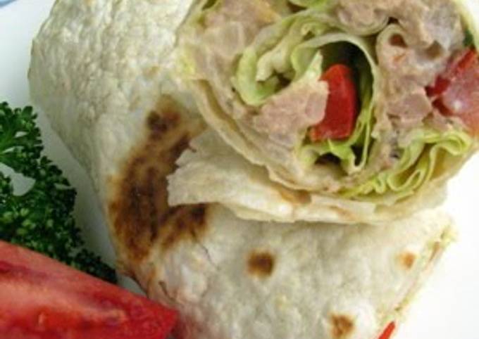 Sweet Onion & Tuna Wrap Sandwich