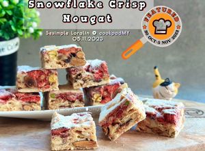 Gambar Snowflake Crisp Nougat (Marshmallow)