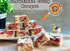Gambar Snowflake Crisp Nougat (Marshmallow)