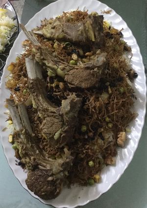 صورة لوصفة اوزي باللحم