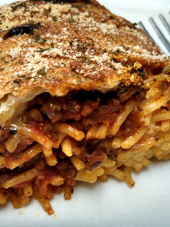 A picture of Braided Spaghetti Bread.