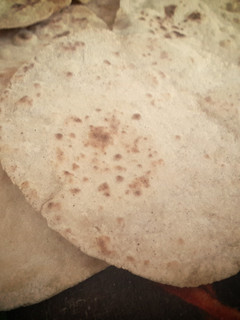 A picture of Arabic bread.