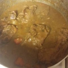 A picture of Neckbone stew.