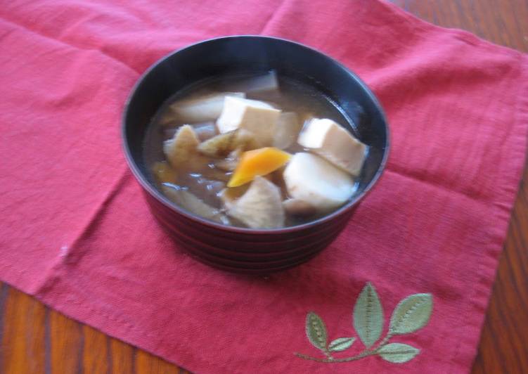 Recipe of Favorite My Mother&#39;s Easy Kenchin Soup