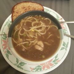 A picture of Chicken soup.