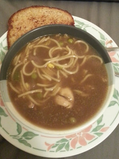 A picture of Chicken soup.