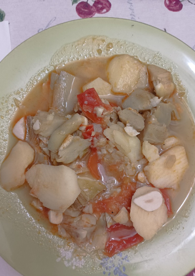 Una foto de Alcachofas con patatas