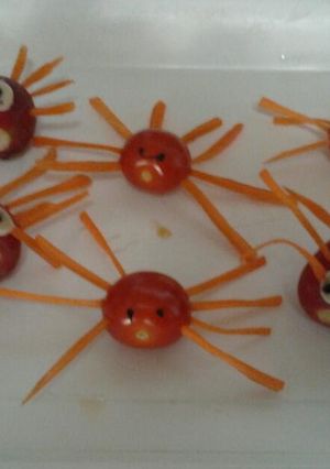 A picture of Ladybirds Halloween Vegetables.