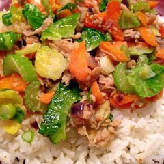 A picture of Delicious Turkey Flakes Stir fry.