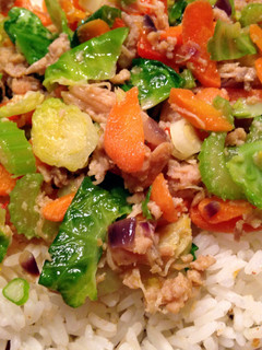 A picture of Delicious Turkey Flakes Stir fry.