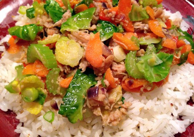 Delicious Turkey Flakes Stir fry