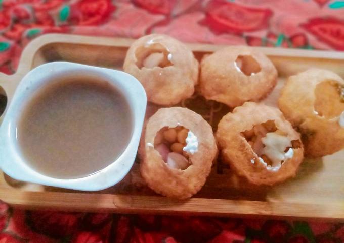 Simple Way to Make Delicious Pani puri choley chaat
