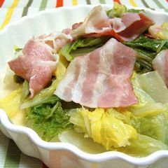 A picture of Super Easy Chinese Cabbage and Bacon.