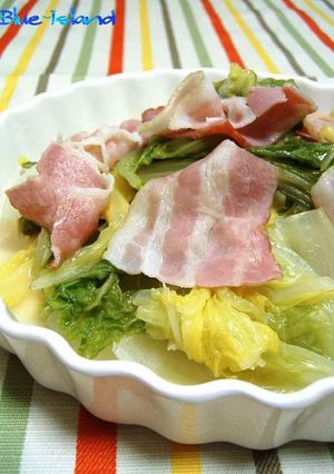 A picture of Super Easy Chinese Cabbage and Bacon.