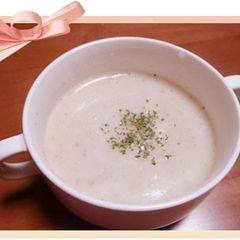 A picture of Daikon Radish and Soy Milk Potage Soup.