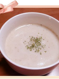 A picture of Daikon Radish and Soy Milk Potage Soup.