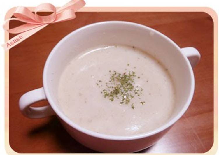 Recipe of Ultimate Daikon Radish and Soy Milk Potage Soup