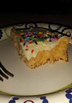 A picture of Easiest Dreamsicle Cake.