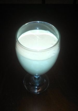 A picture of Low Carb peanut butter milkshake.