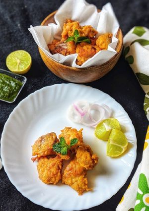 A picture of Amritsari fish fry.
