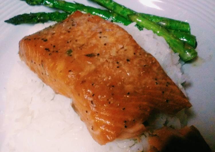 Tasty And Delicious of Bourbon Salmon