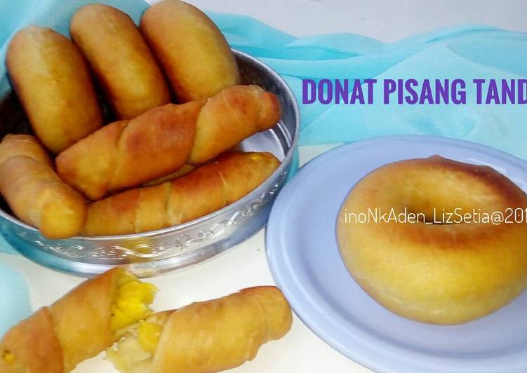 Donat Pisang Tanduk Tanpa Cetakan