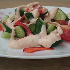 A picture of Kimchi Flavoured Mayonnaise Dressing.