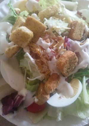 A picture of Simple ranch egg salad.